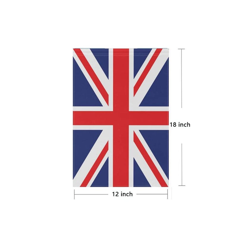 Mflagperft UK Garden Flags 12 x 18 Inches Double Sided Vivid Color and Fade Proof Small British Yard Flags for Indoor and Outdoor Decorations (UK) - Image 3
